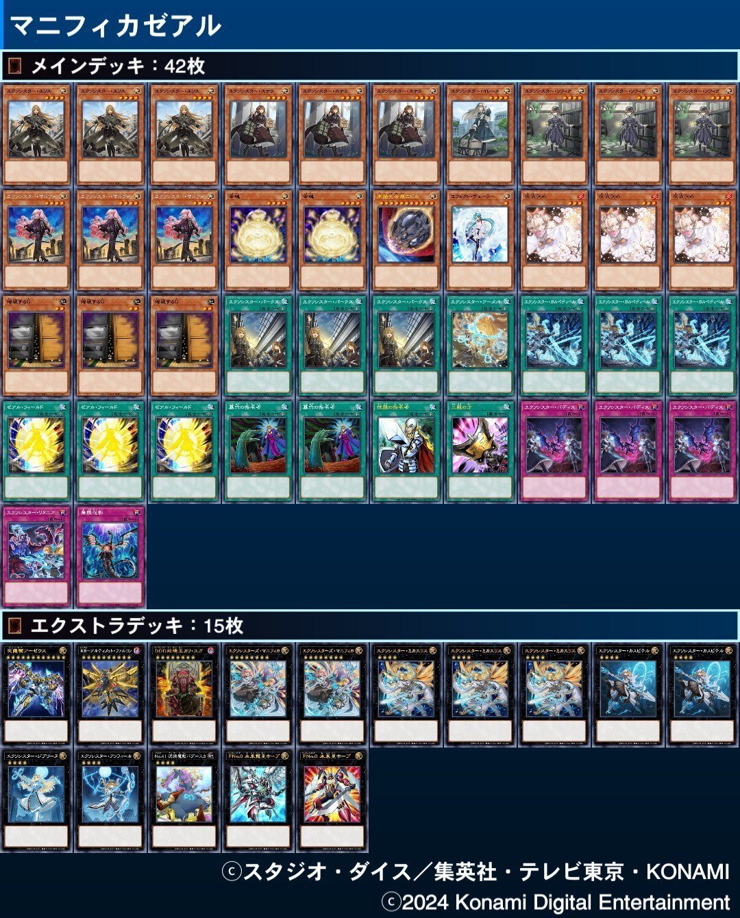 デッキ紹介【マニフィカゼアル】(MD)｜にくぺろ