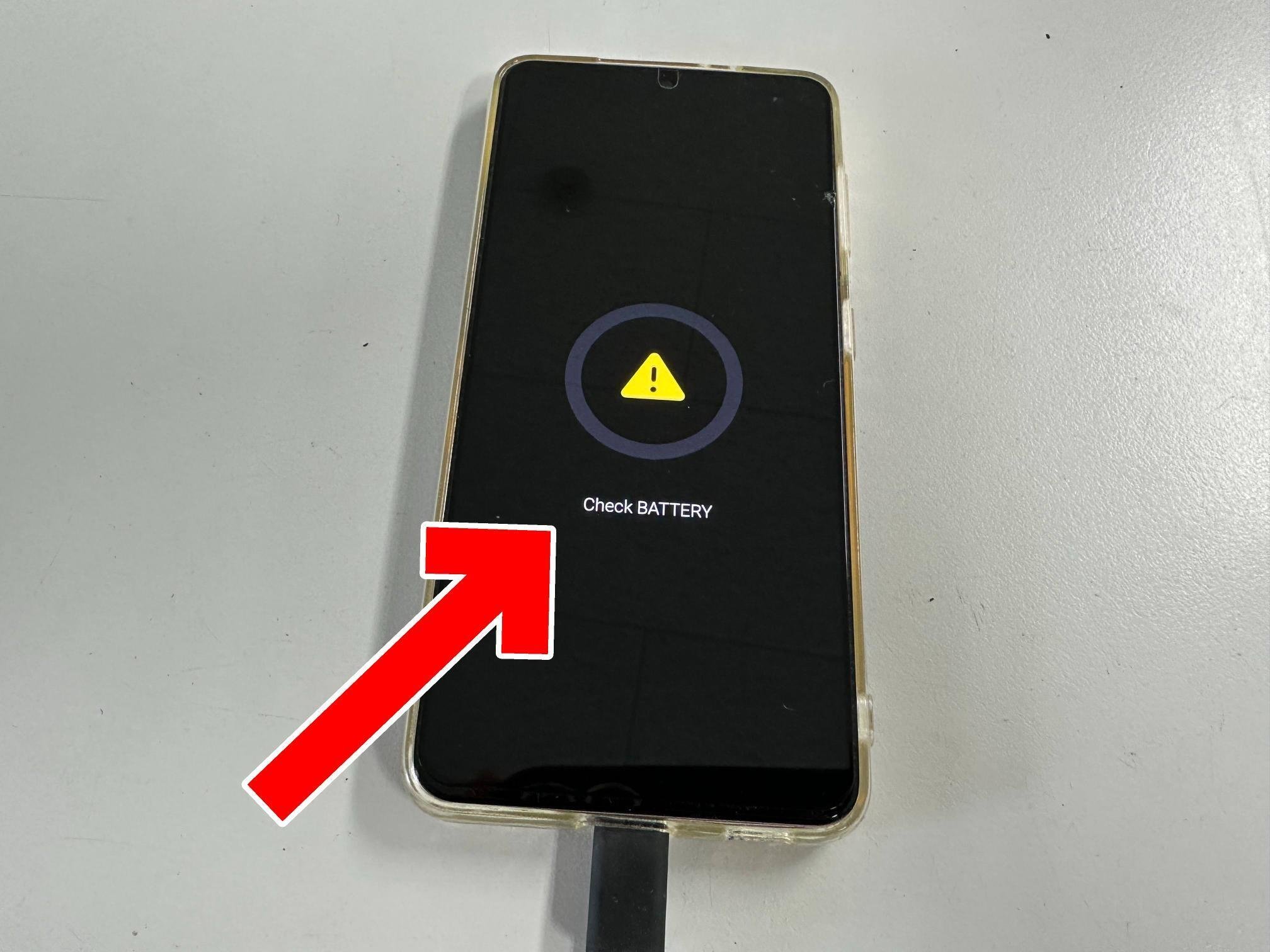 Galaxy S21のバッテリー交換でCheck BATTERYの文鎮化が改善！郵送修理