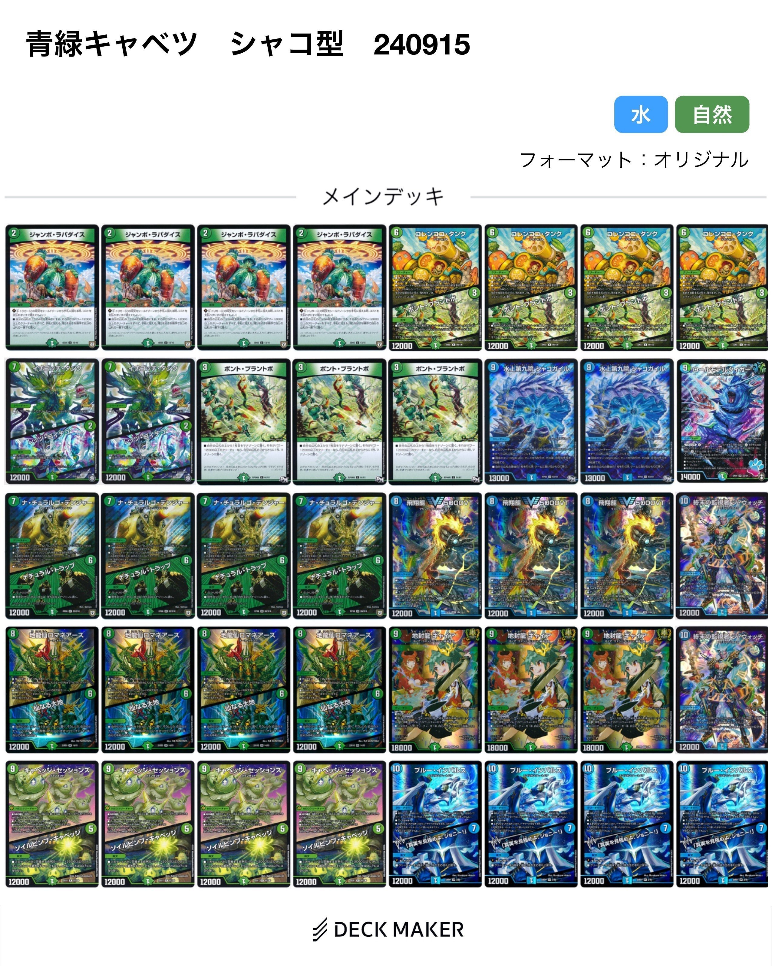 青緑キャベッジ(シャコ型ワンショット)｜Gachi@GT