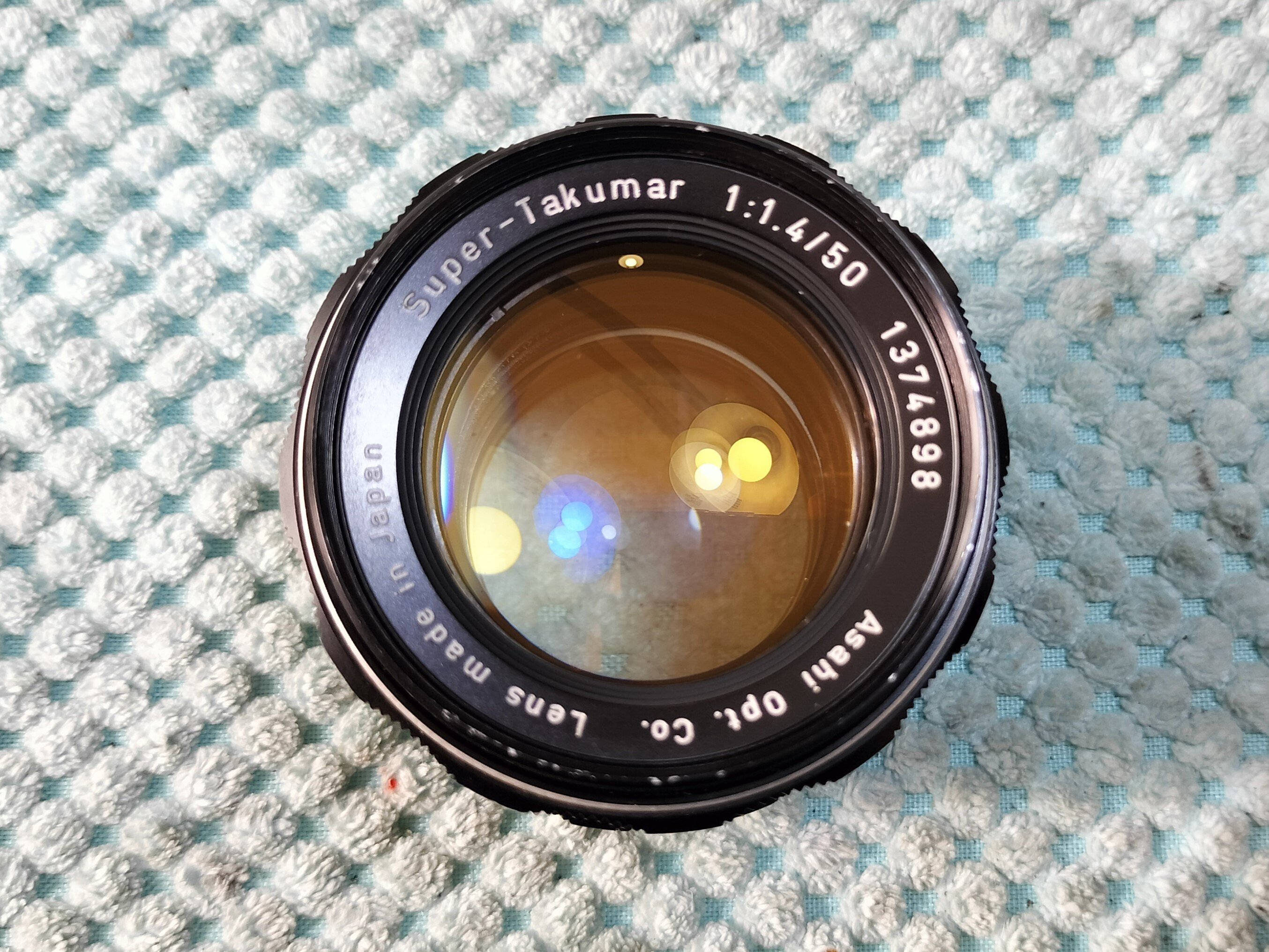 Pentax Super Takumar 50mm F/1.4 8枚玉の分解｜フィルムカメラ修理の