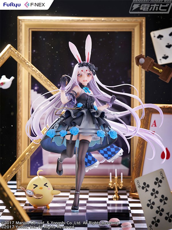 慌て顔が可愛い！『アズールレーン』島風が着せ替え「不思議の国の