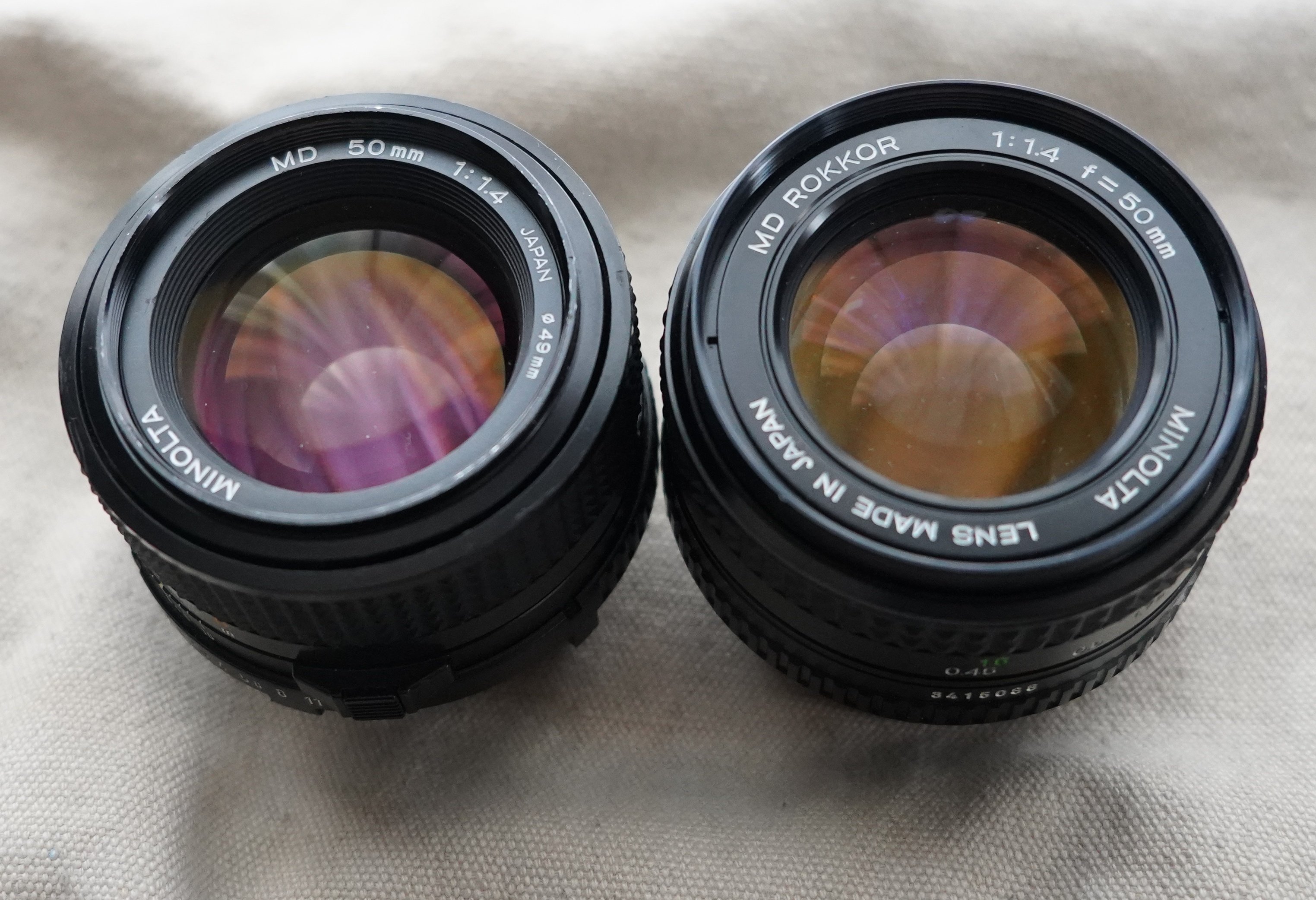 ミノルタ最後の標準MFレンズ、NewMD50mm f1.4｜あんのうん01