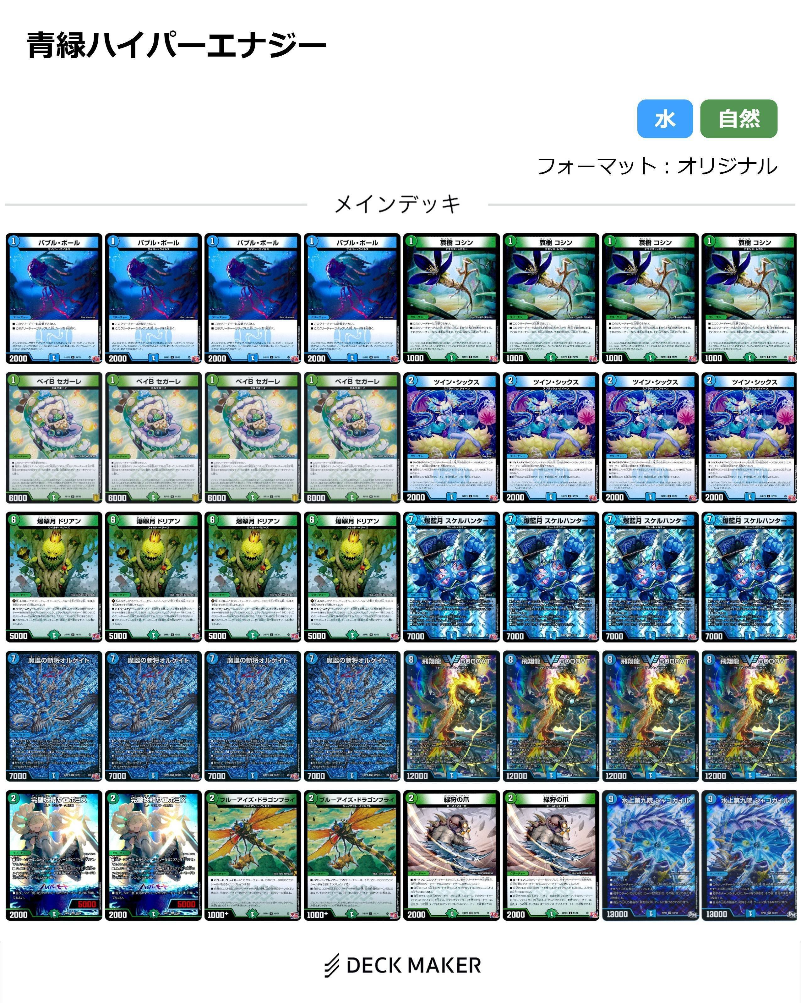 青緑ハイパーエナジー】CS優勝！盤面ロックしてる間にやりたい放題