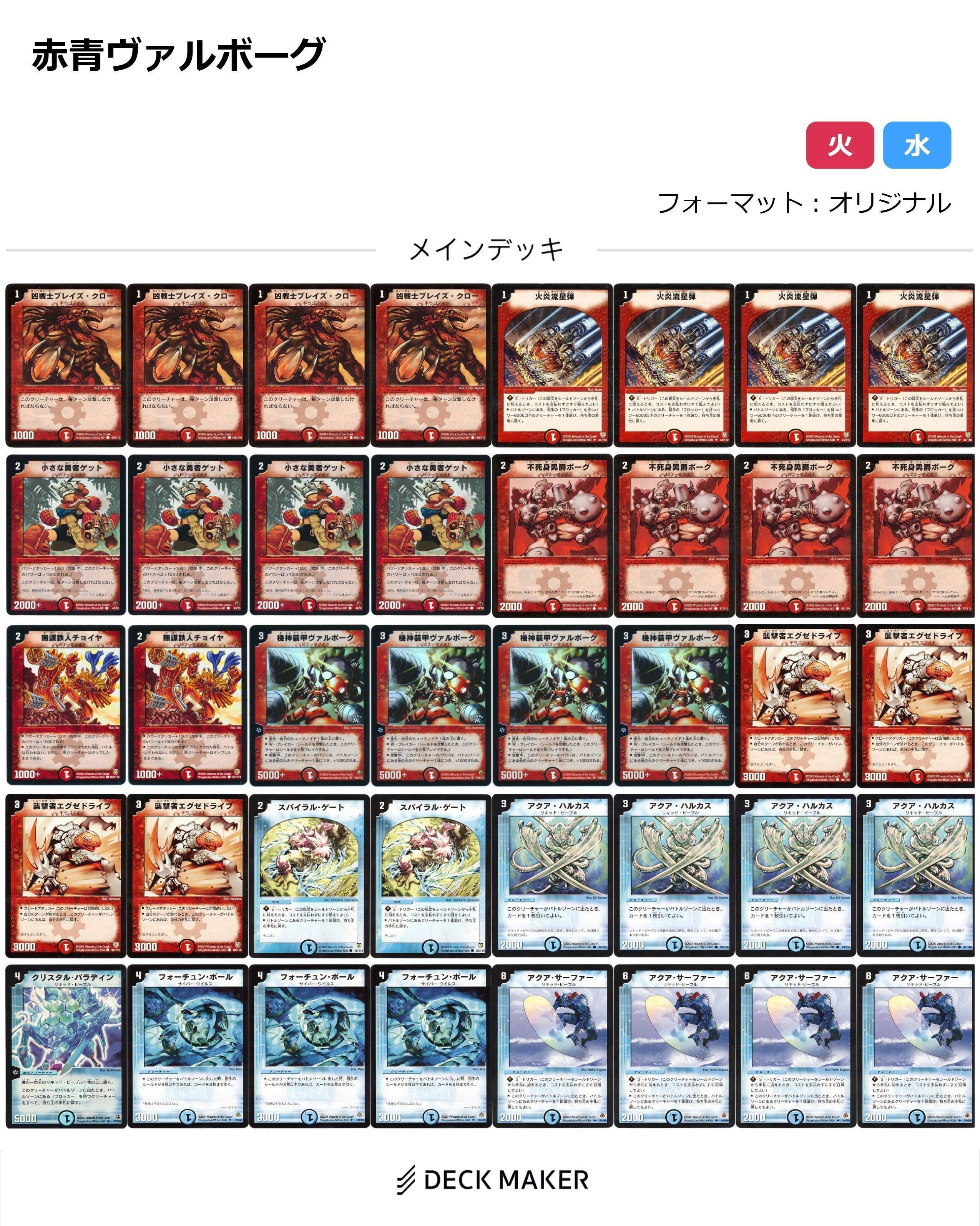 デュエマクラシック05＋ デッキレシピ一覧｜ろりみーちゃん