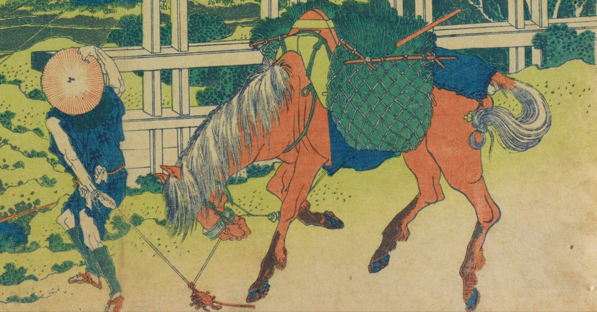 江戸時代のウマが蹄鉄ではなく草鞋（わらじ）を履いていたという話