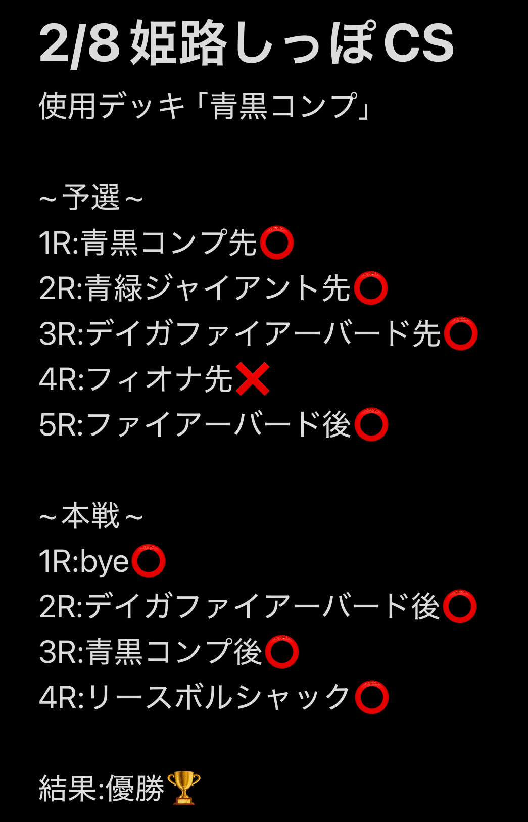 青黒コンプ調整録｜yoku