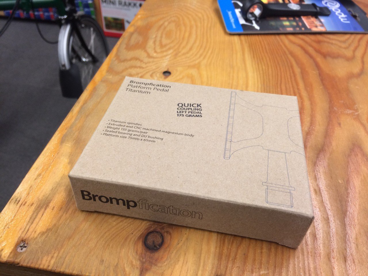 ブロンプトンアクセサリーその5 Brompfication超軽量マグネシウム