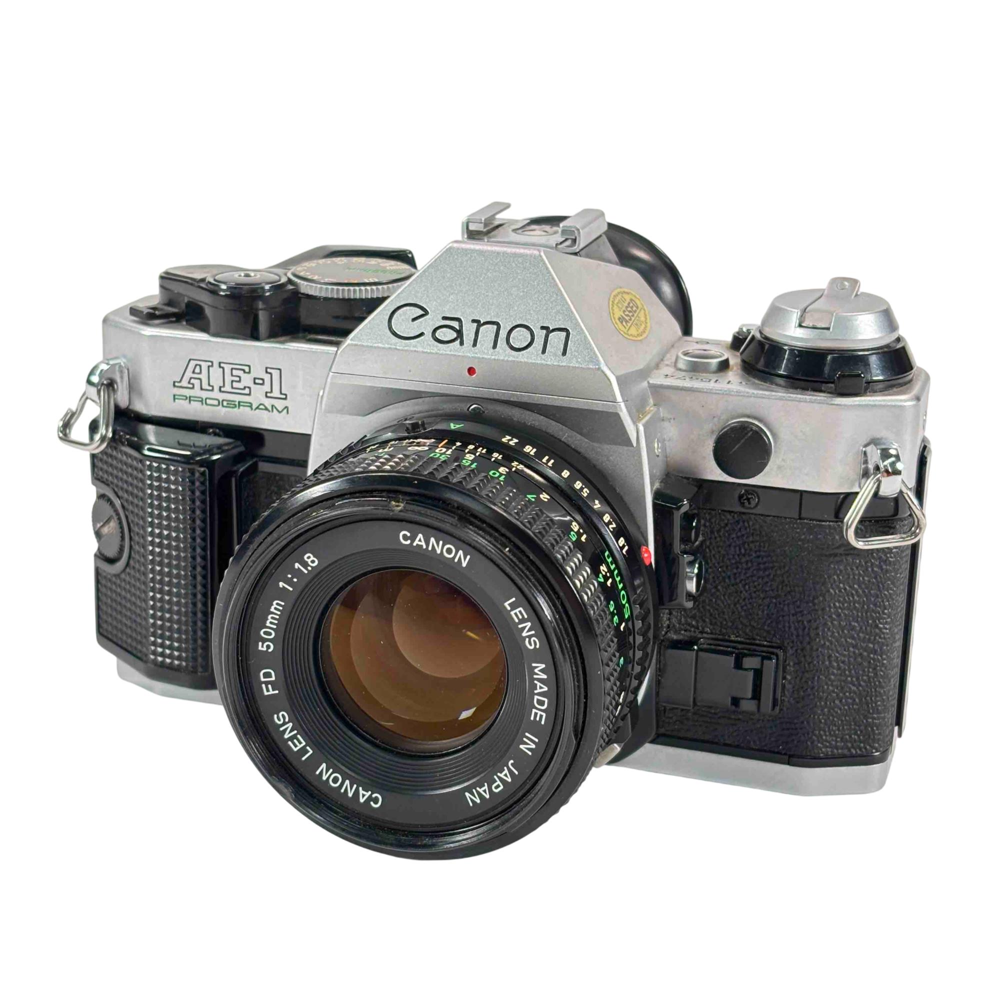 Canon AE-1 Program Compact 35mm Film Single-Lens Reflex Camera