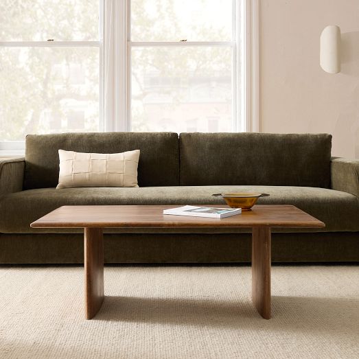 Chadwick Mid-Century Rectangle Coffee Table | Modern Living Room