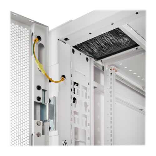 42U Heavy-Duty Extra Deep AI Server Rack Enclosure, White | Eaton