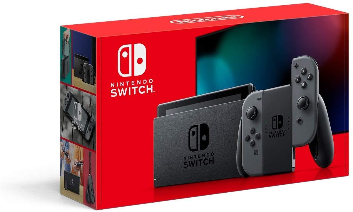 Get the New Nintendo Switch HAC-001(-01) With Gray Joy-Con For