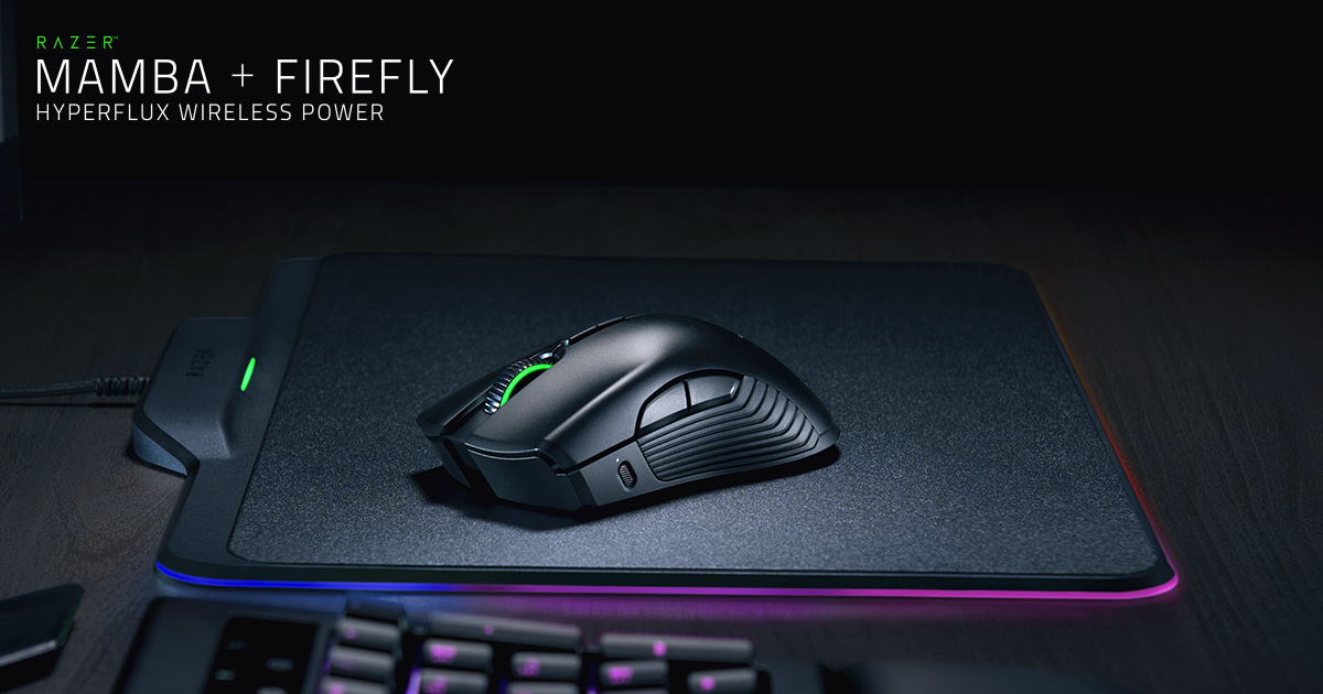 Wireless Mouse & Mouse Mat Combo | Razer Mamba & Firefly HyperFlux