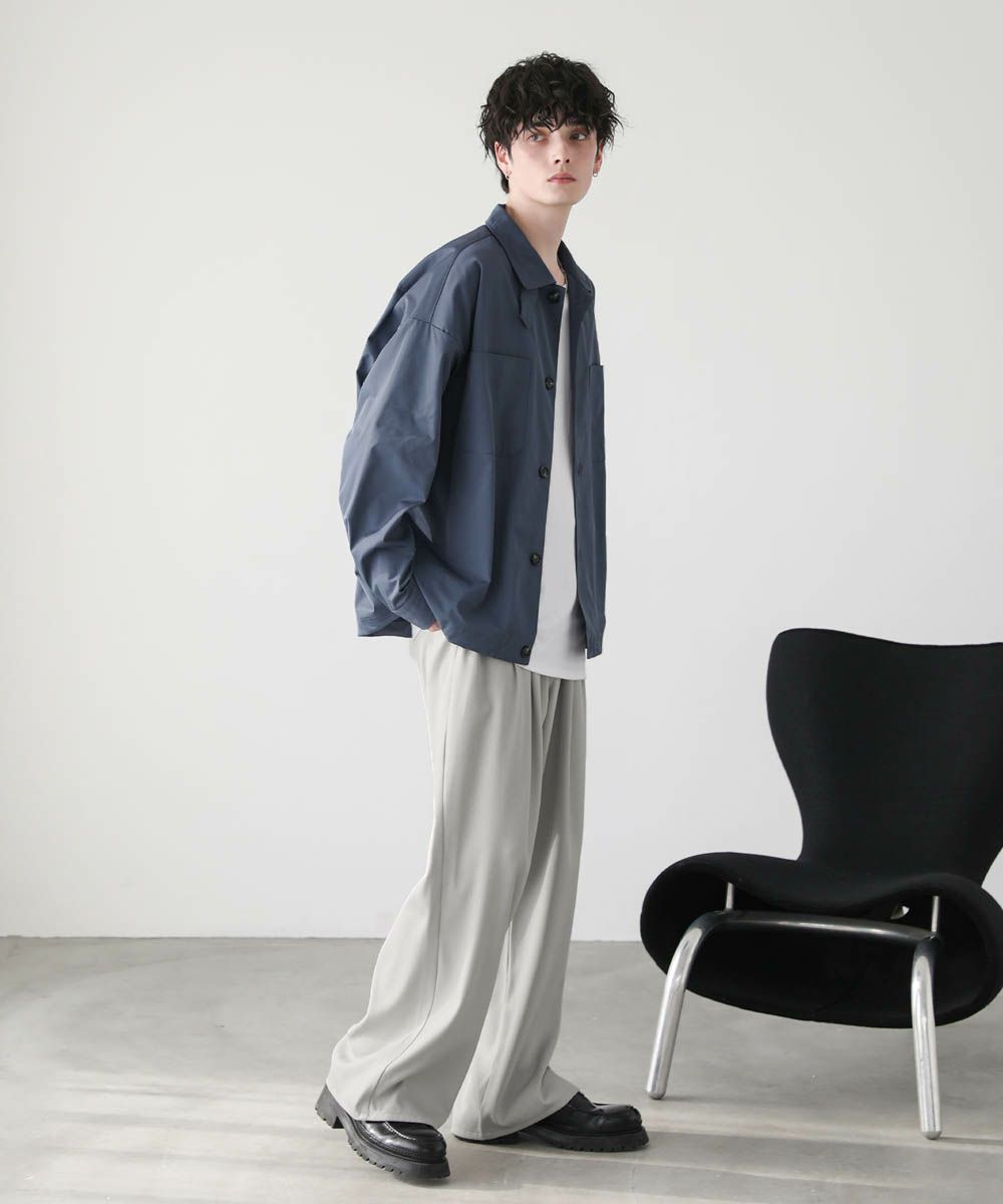 2wayハイネック仕様ダブルポケットシャツジャケット | ASTRONOMY