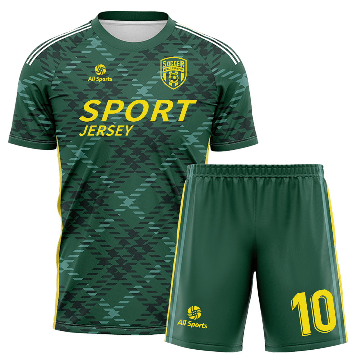 All Sports | 昇華 サッカー ユニフォーム 上下セット FY2311・黒