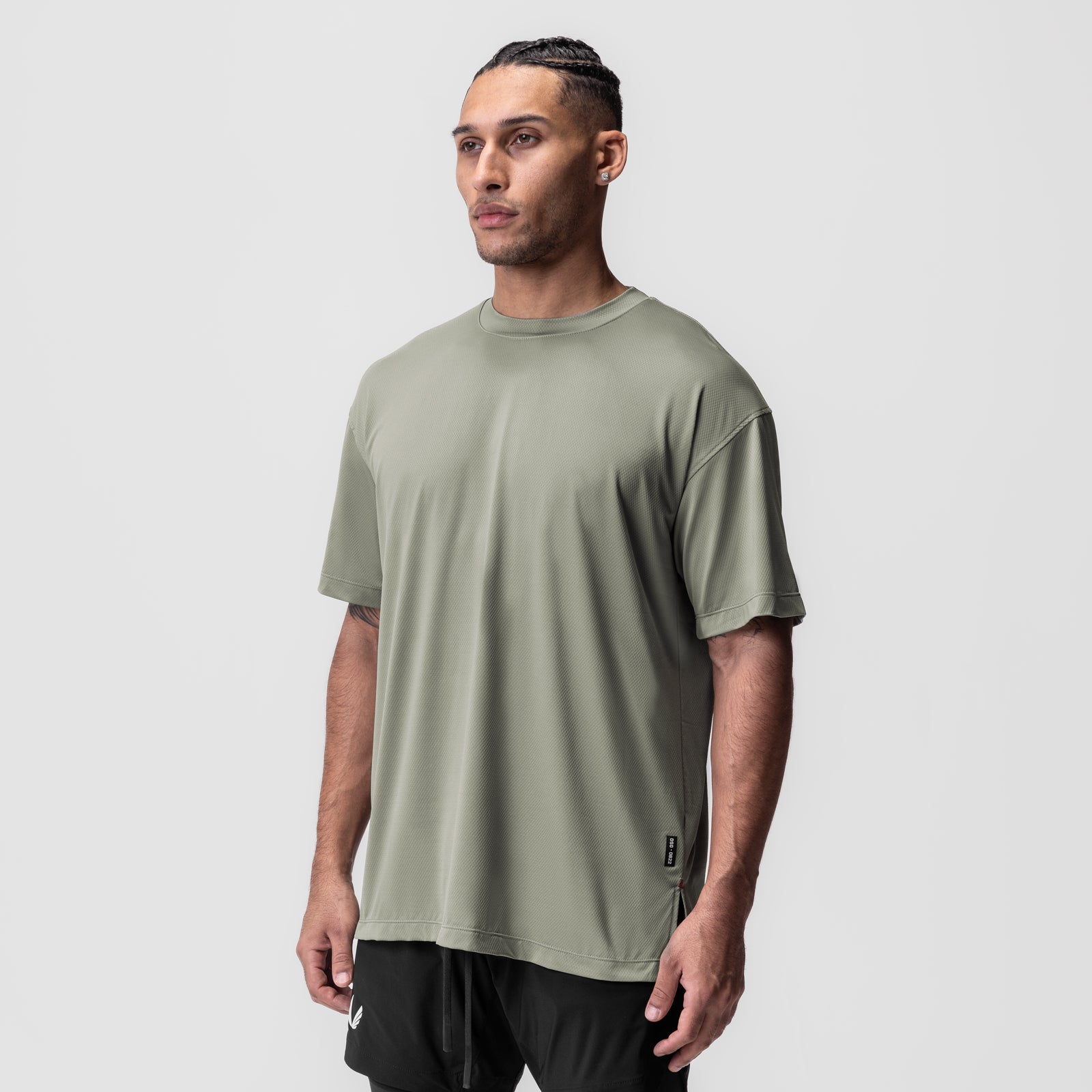 0822. AeroSilver® Oversized Tee - Sage – ASRV