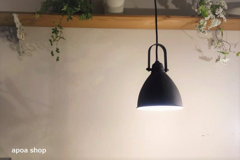 マットな質感シャビーシックなアイアンペンダントライト （033-NJ17