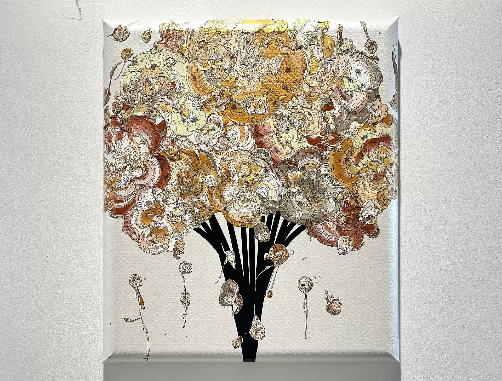 Abstract Bouquet 240515 (Silver x Copper) by 奥田雄太 | 現代アート