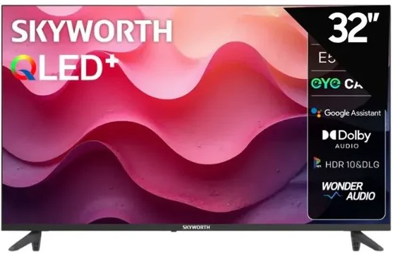 Esquire Technologies | Skyworth 32 Inch QLED HD Ready Google TV