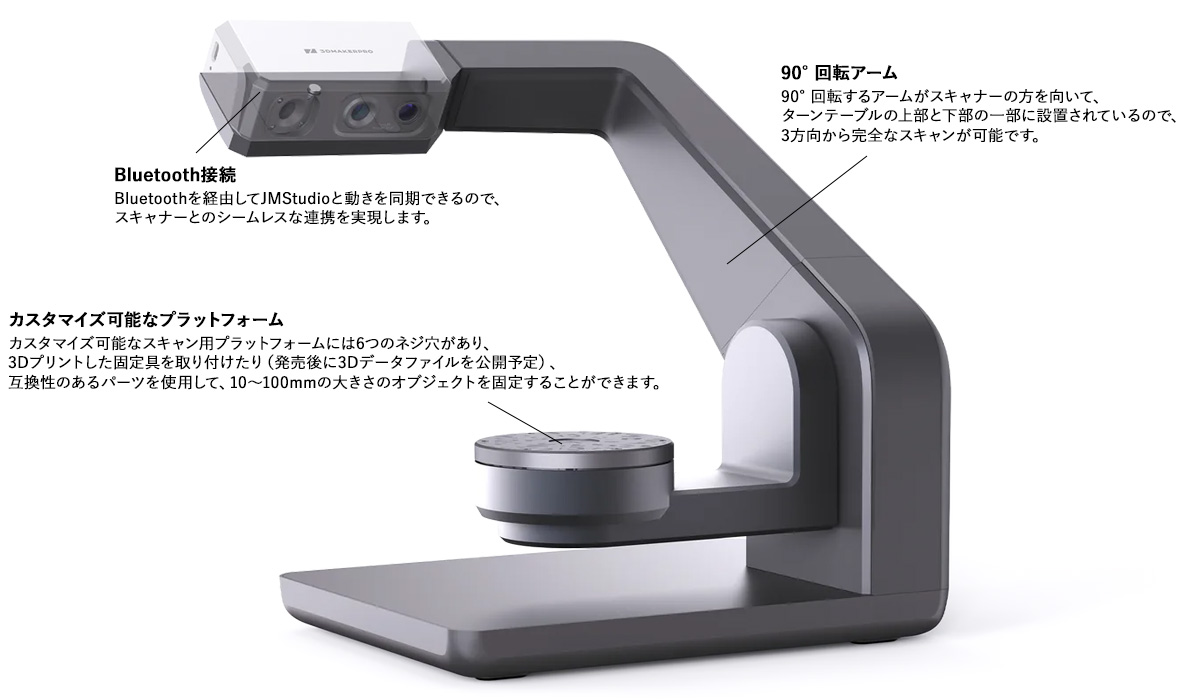 3DMakerpro Sealシリーズ専用多軸ターンテーブル【*同梱不可商品