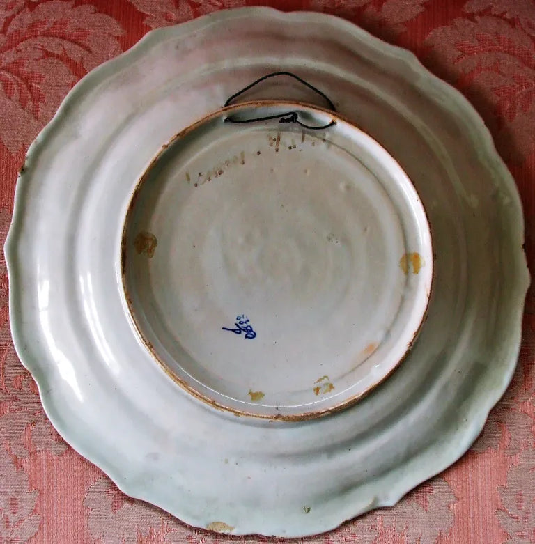 Antique Desvres French Faience Dish – Applecross Antiques