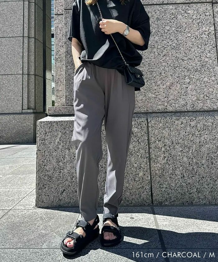 タック入りジョガーパンツ 春 夏 秋 冬 S M L LL ≪ゆうメール便配送30