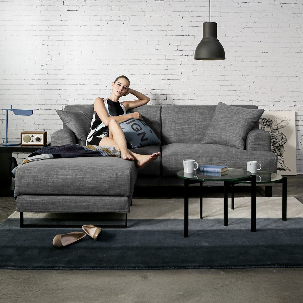 EUCAS』ユーカス カウチソファ トリプルソファ 3P 右側 RWso27