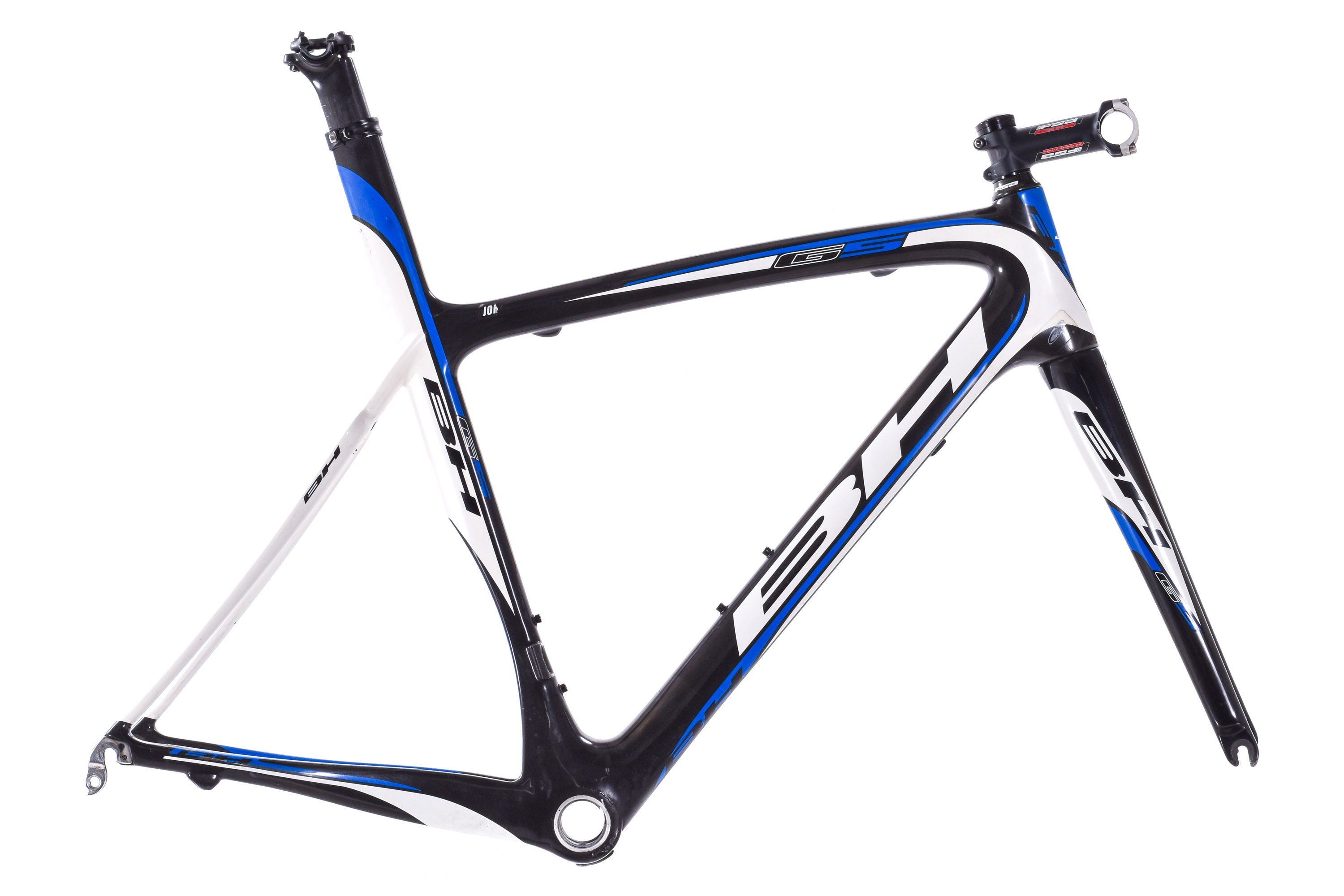 USED BH G5 Carbon Road Large Carbon Road Frameset Rim Brake Black/Whit