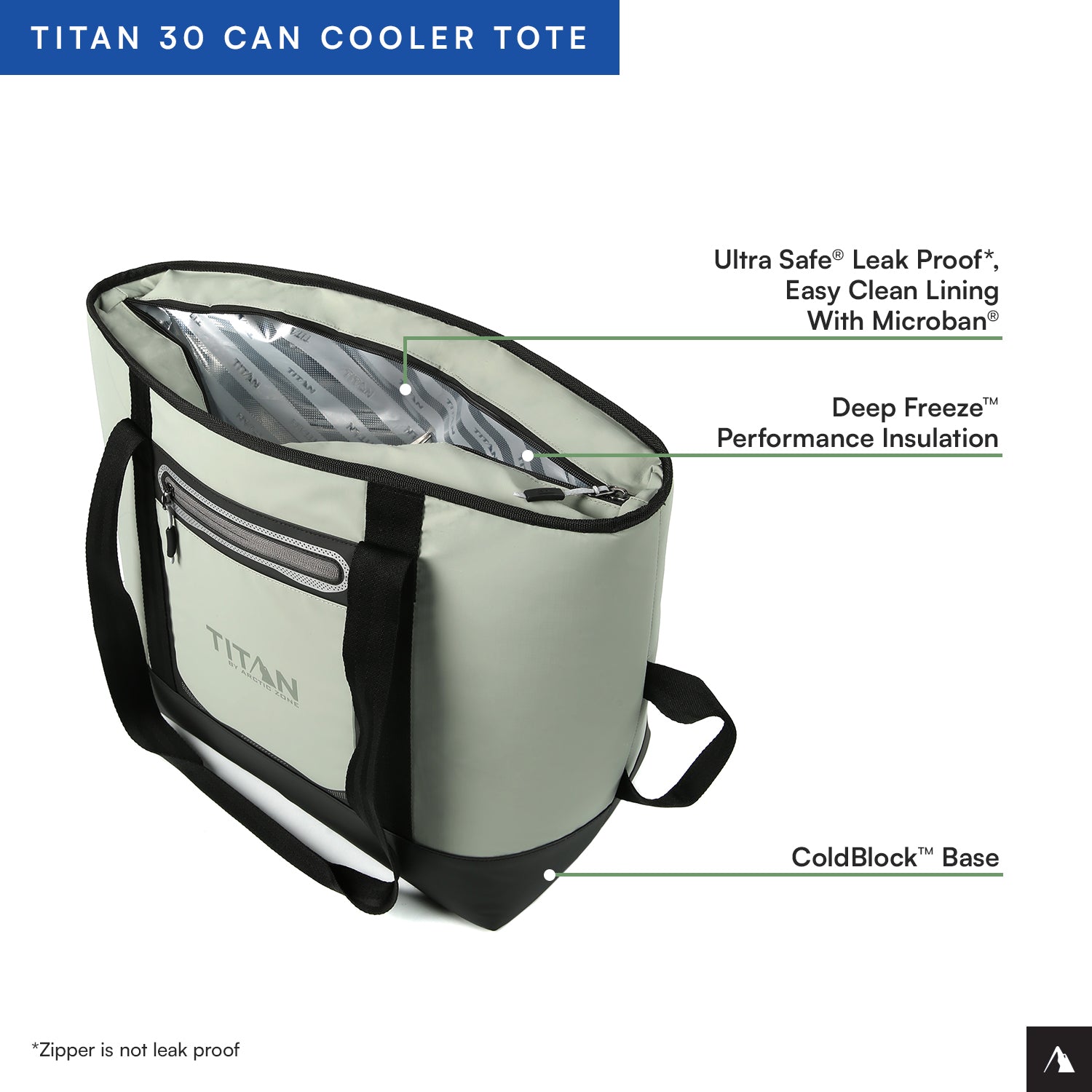 Titan by Arctic Zone™ | 30 Can Insulated Cooler Tote