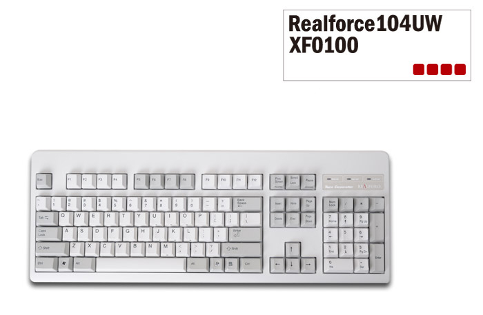 販売終了：REALFORCE 104UW XF0100 - 株式会社アーキサイト