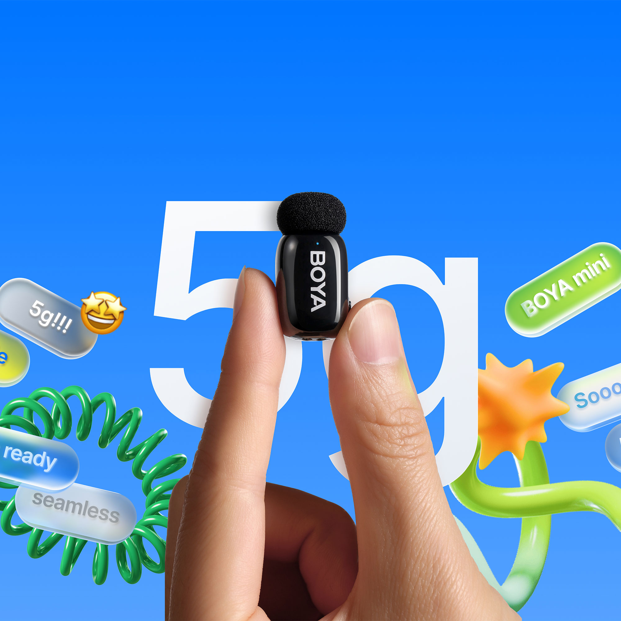 BOYA mini - BOYA - コンパクトサイズ 2.4GHzワイヤレスマイク- 株式