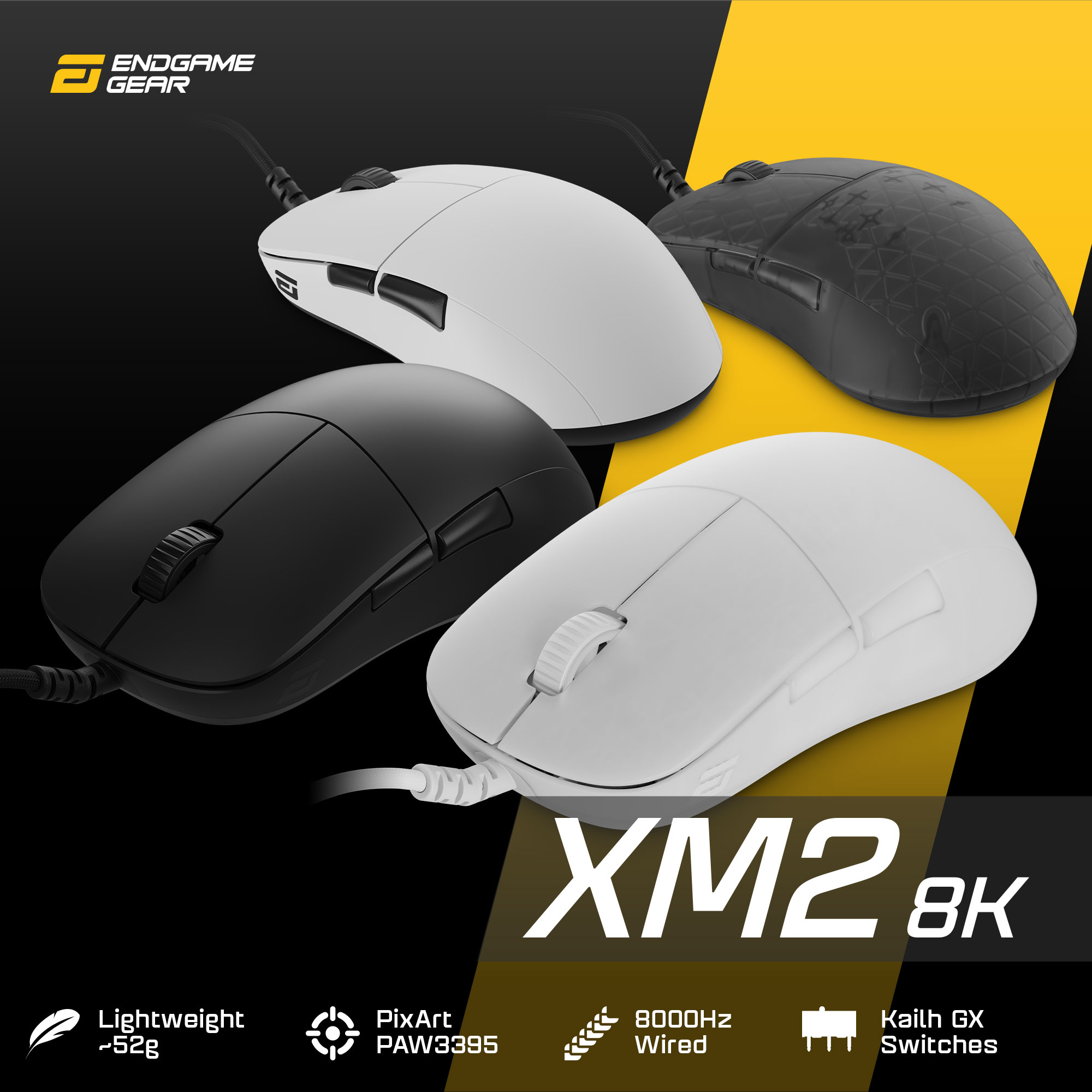 XM2 8K - Endgame Gear - ゲーミングマウス - 株式会社アーキサイト