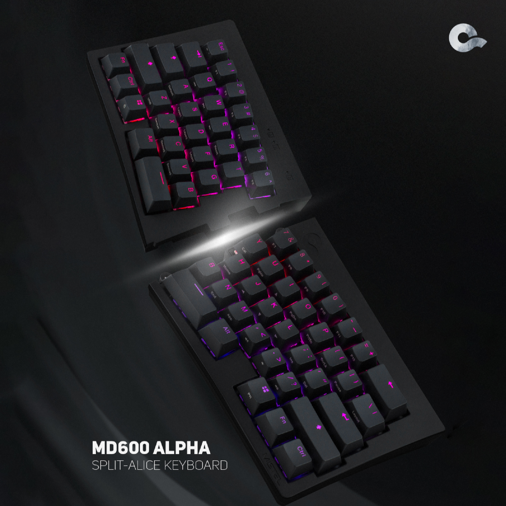 Mistel 販売終了：BAROCCO MD600 Alpha BT RGB（英語配列） キーボード