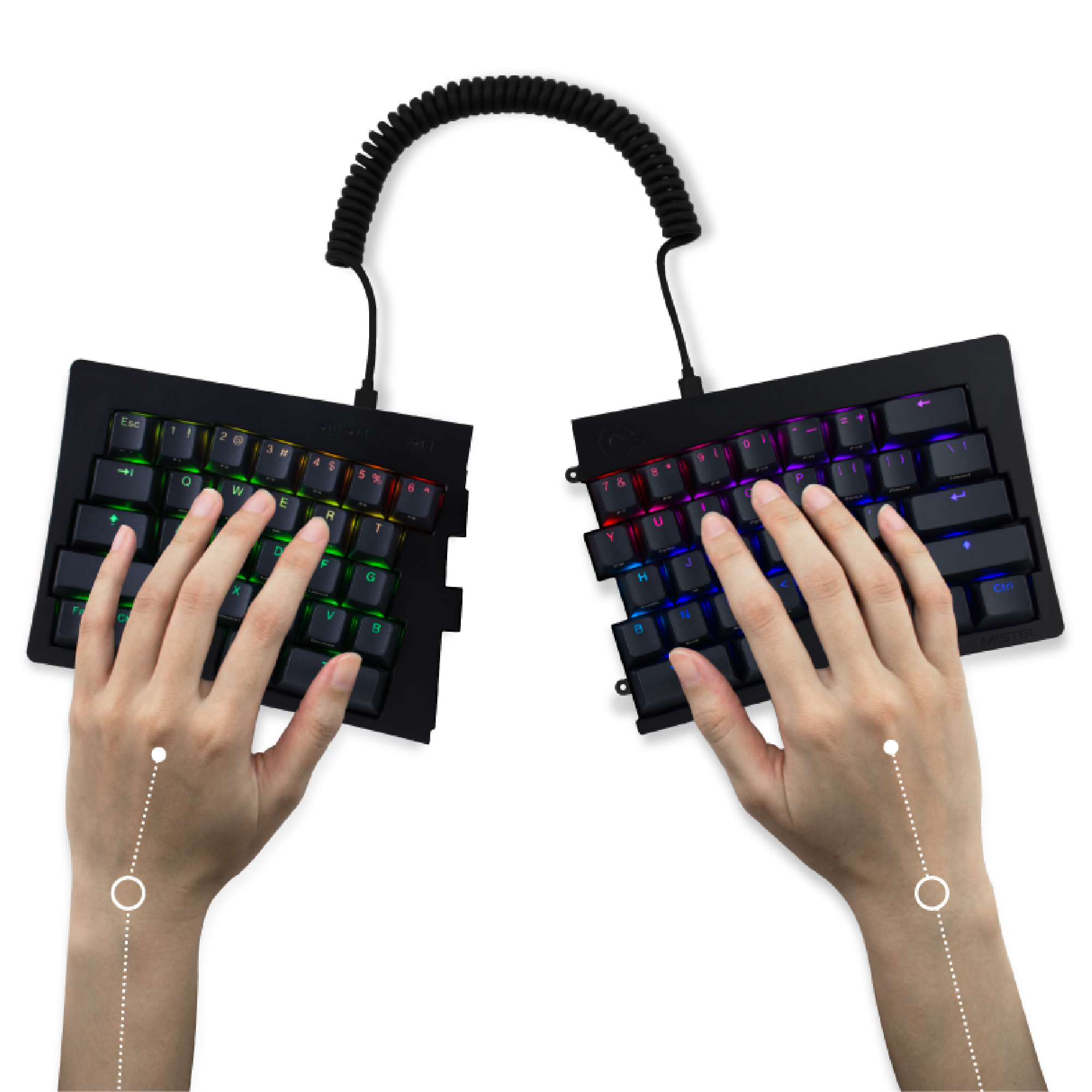 Mistel 販売終了：BAROCCO MD600 Alpha BT RGB（英語配列） キーボード