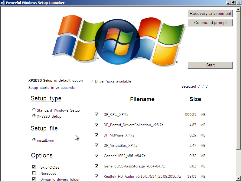 Windows XP Professional SP2 x64 (VL, XP2ESD mod) Archive : TK50P