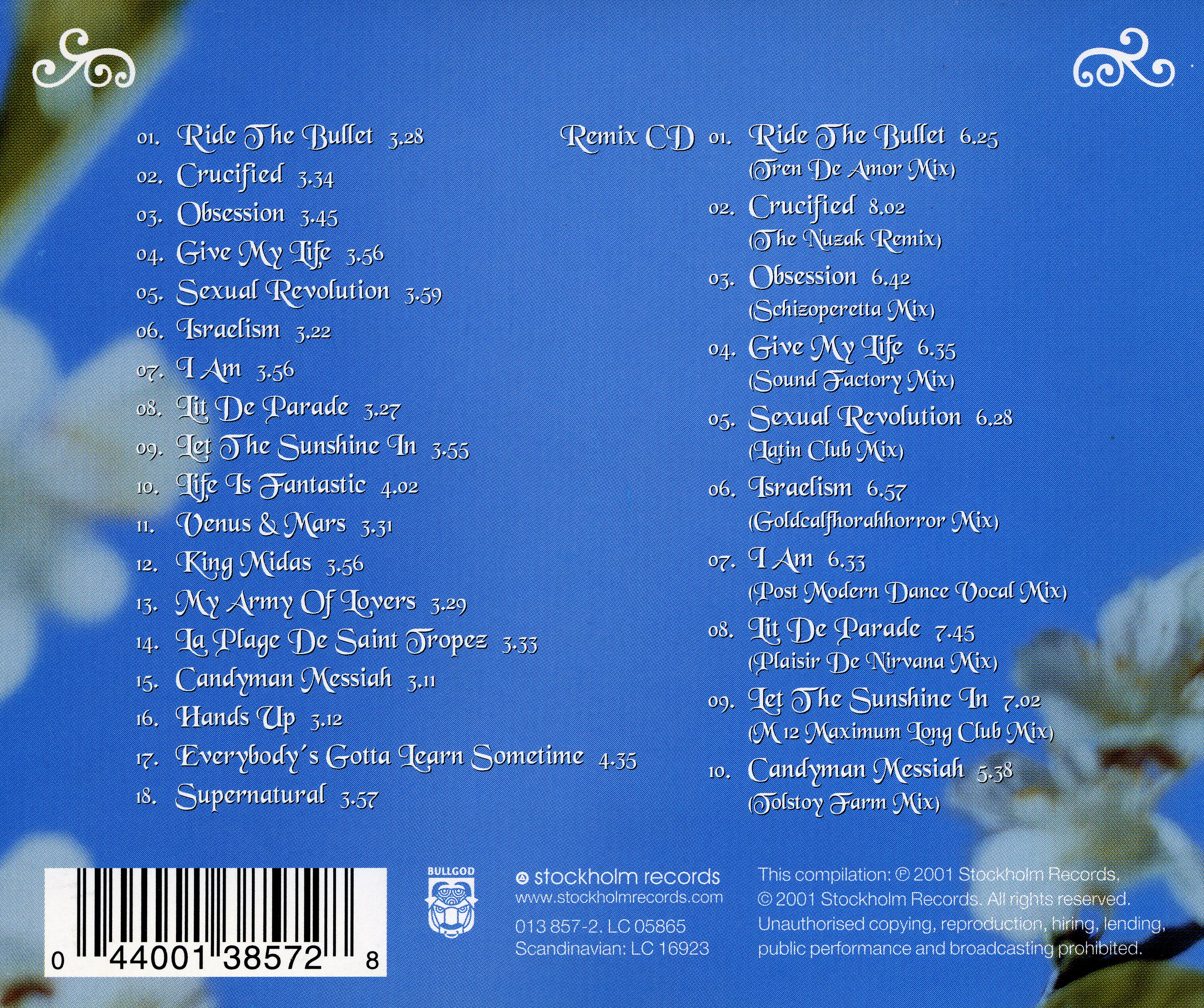 Army Of Lovers - Le Grand Docu Soap ( Stockholm Records) ( 2001