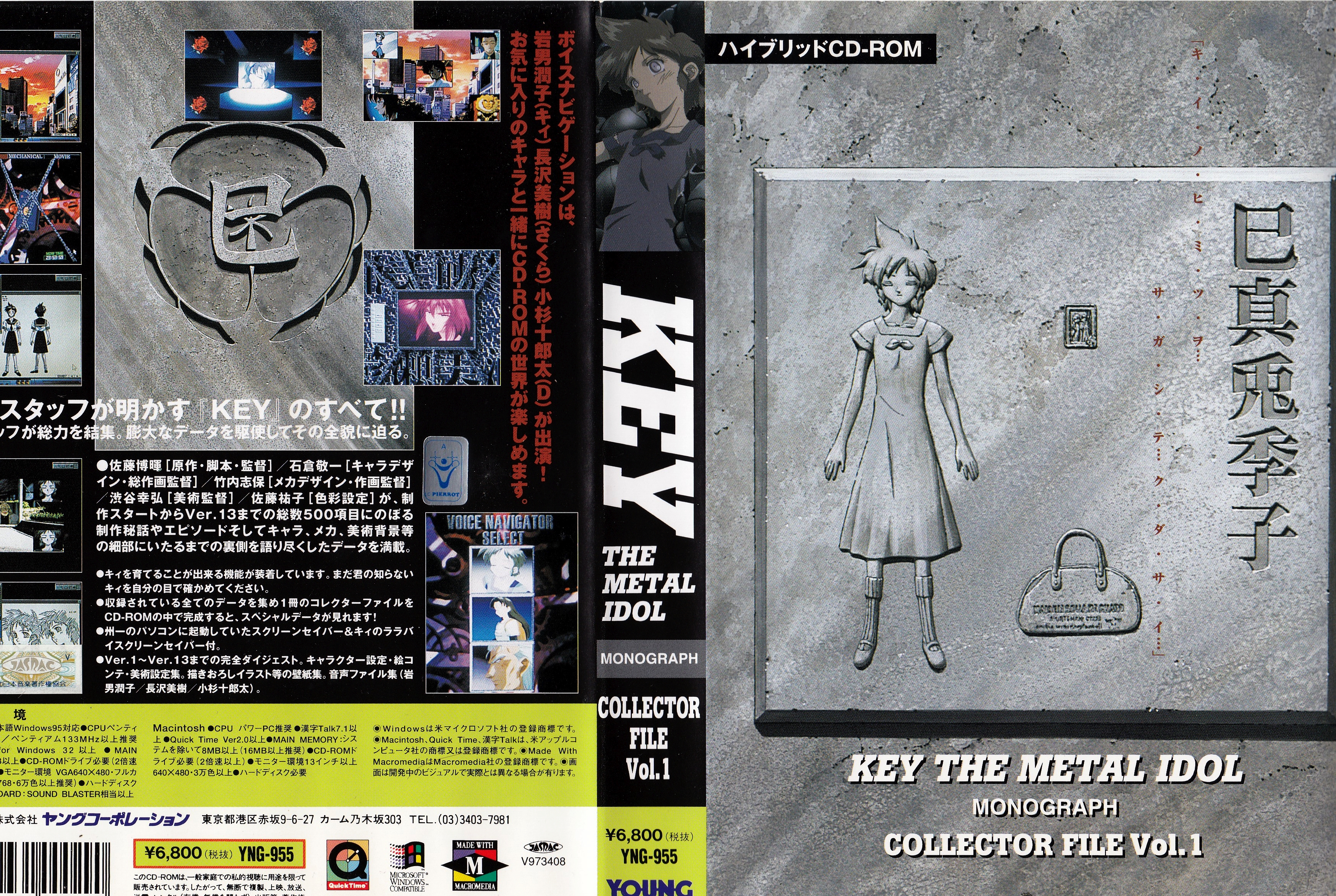 Key the Metal Idol [Monograph] Collector File Vol. 1 : Young