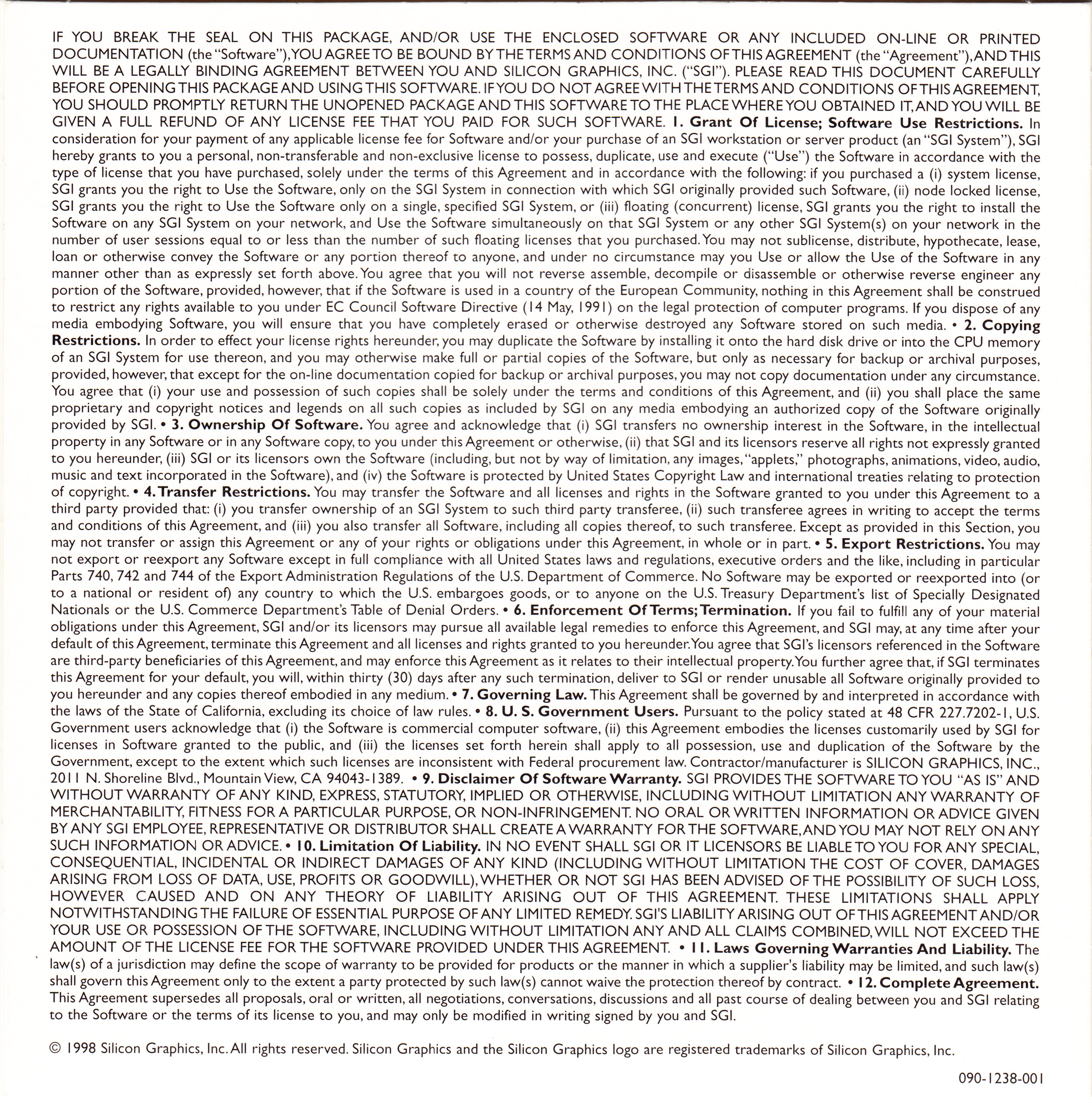 SGI IRIX 6.5 (June 1998) : Silicon Graphics, Inc. : Free Download