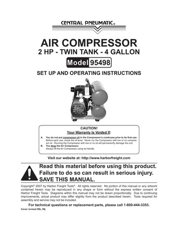Harbor Freight Tools 95498 user manual : Free Download, Borrow