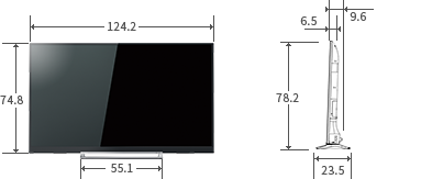 仕様表/55V型Z730X｜テレビ｜REGZA：東芝