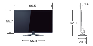 ZP3/外観・仕様｜テレビ｜REGZA：東芝