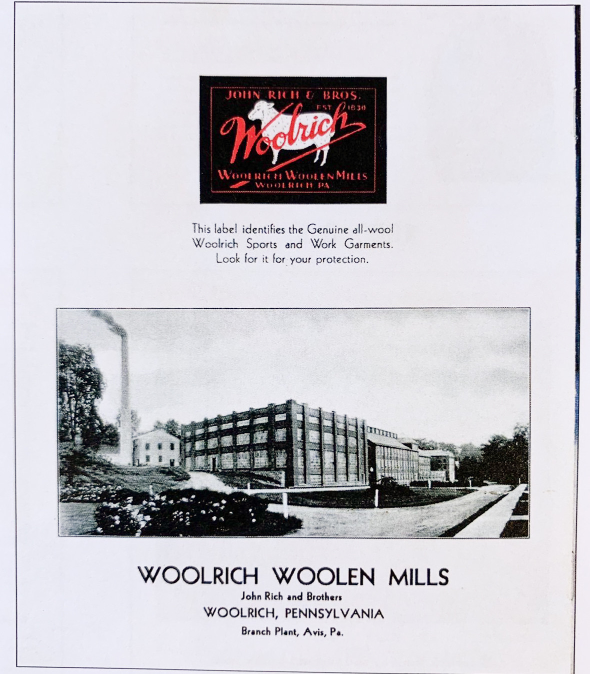 非売品!! wool rich(ウールリッチ)/木製/広告ディスプレイ/看板