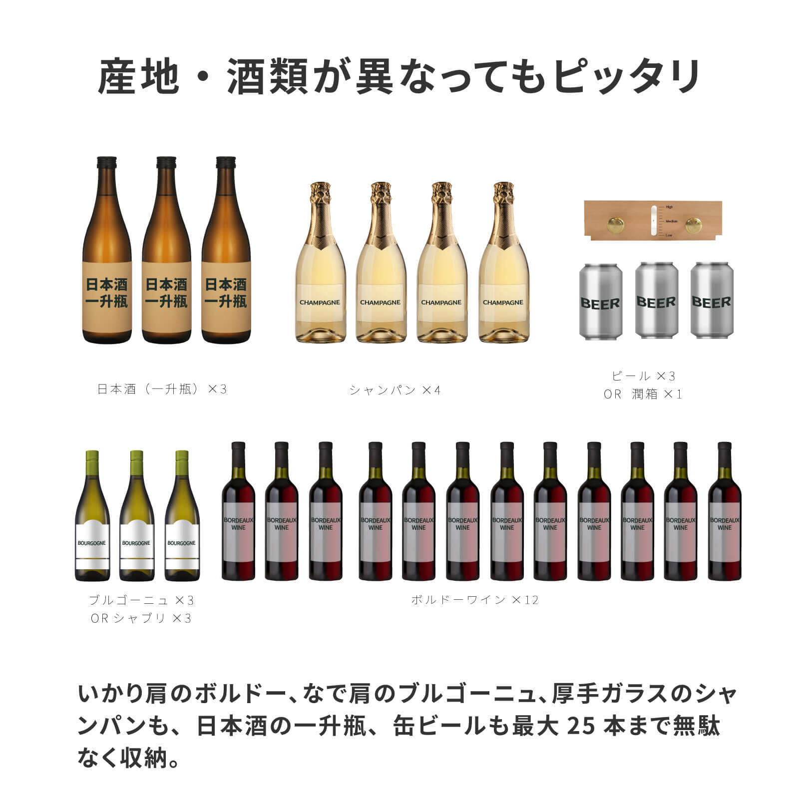 Sakalier Wine cellar s2290｜Areti Official Store – Areti Japan