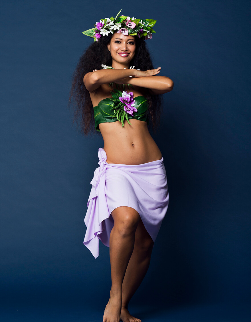 カラーショート（オーキッド） – 【公式】フラダンス衣装、タヒチアン