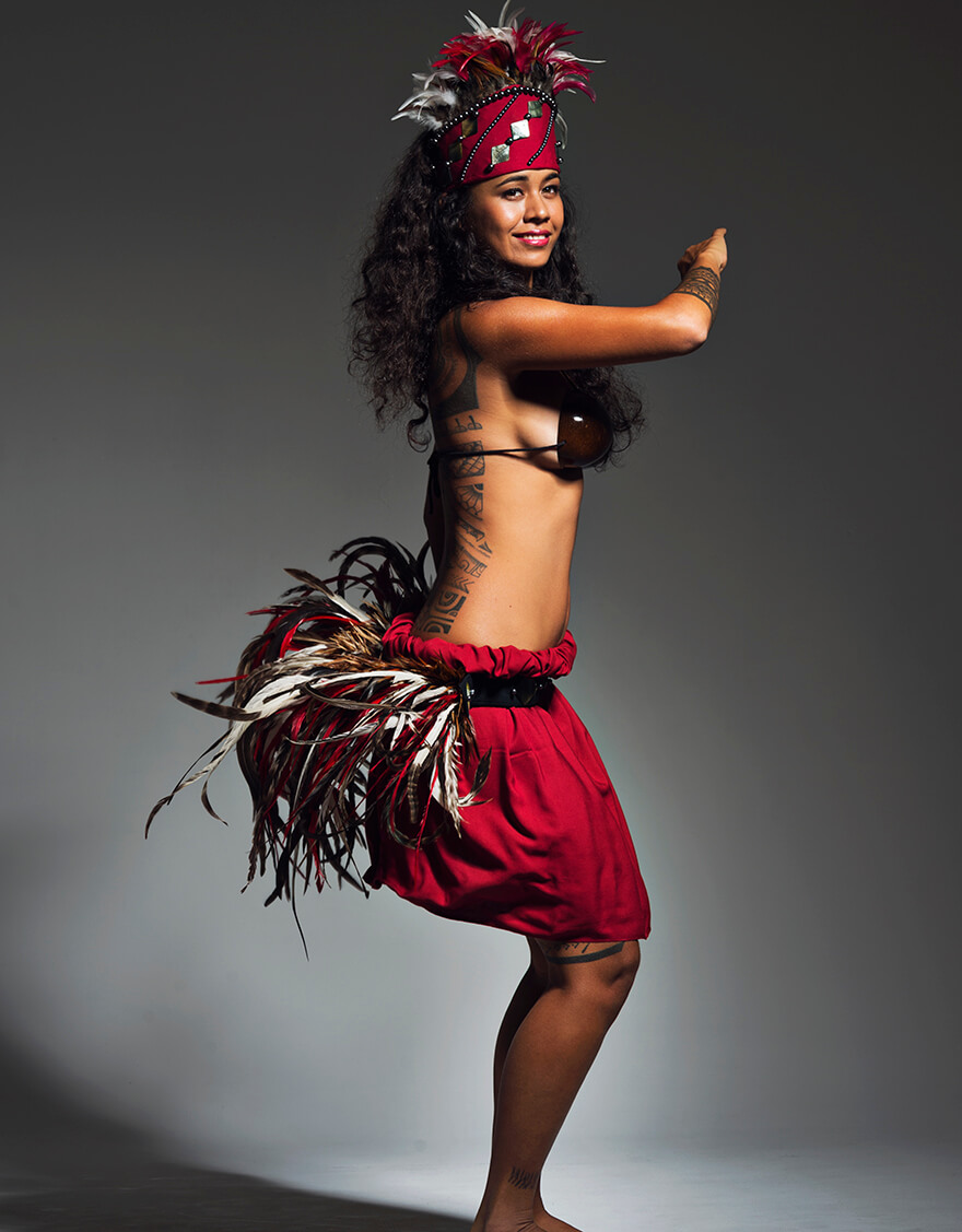 カラーロング（ボルドー） – 【公式】フラダンス衣装、タヒチアン