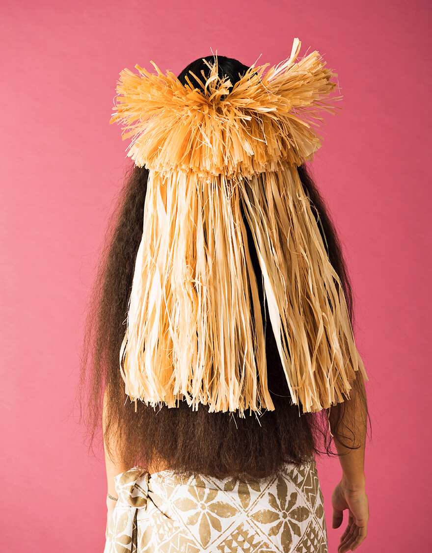 タヒチアンダンス ショートモレ ナチュラル ウエスト加工あり 衣装