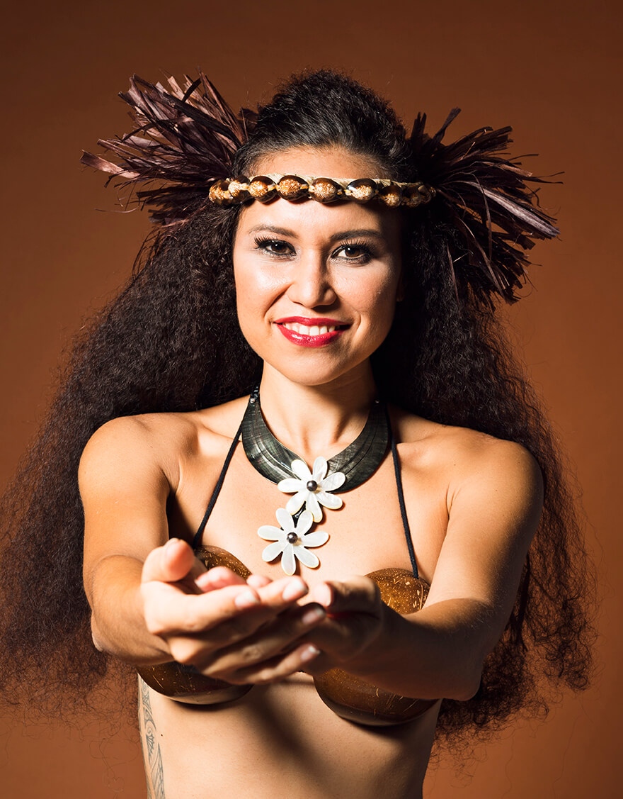 タヒチアンシェルチョーカー （ヘレヌイ）ブラック – 【公式