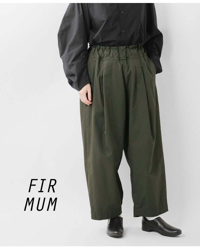 FIR MUM フィル マム ハイカウントスタンダードチノ テーパード