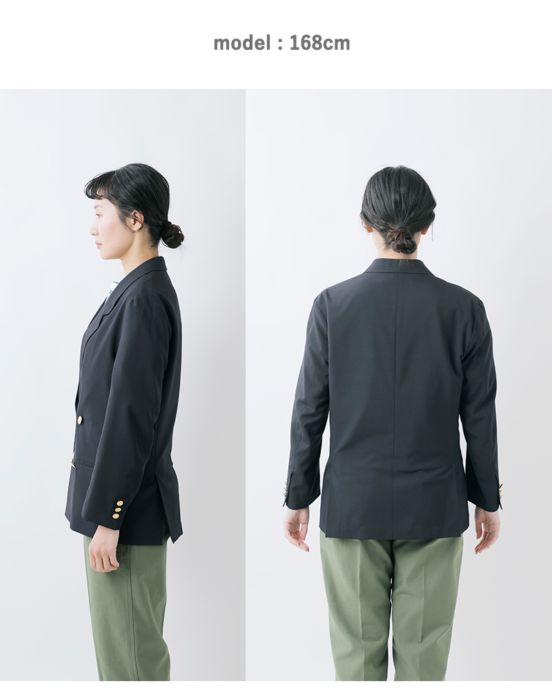 Gymphlex ジムフレックス ウールミックス ダブルブレスト ジャケット