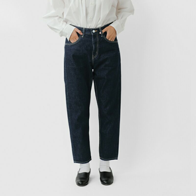 mizuiro ind ミズイロインド ハイウエスト デニム パンツ 1-260972-rf