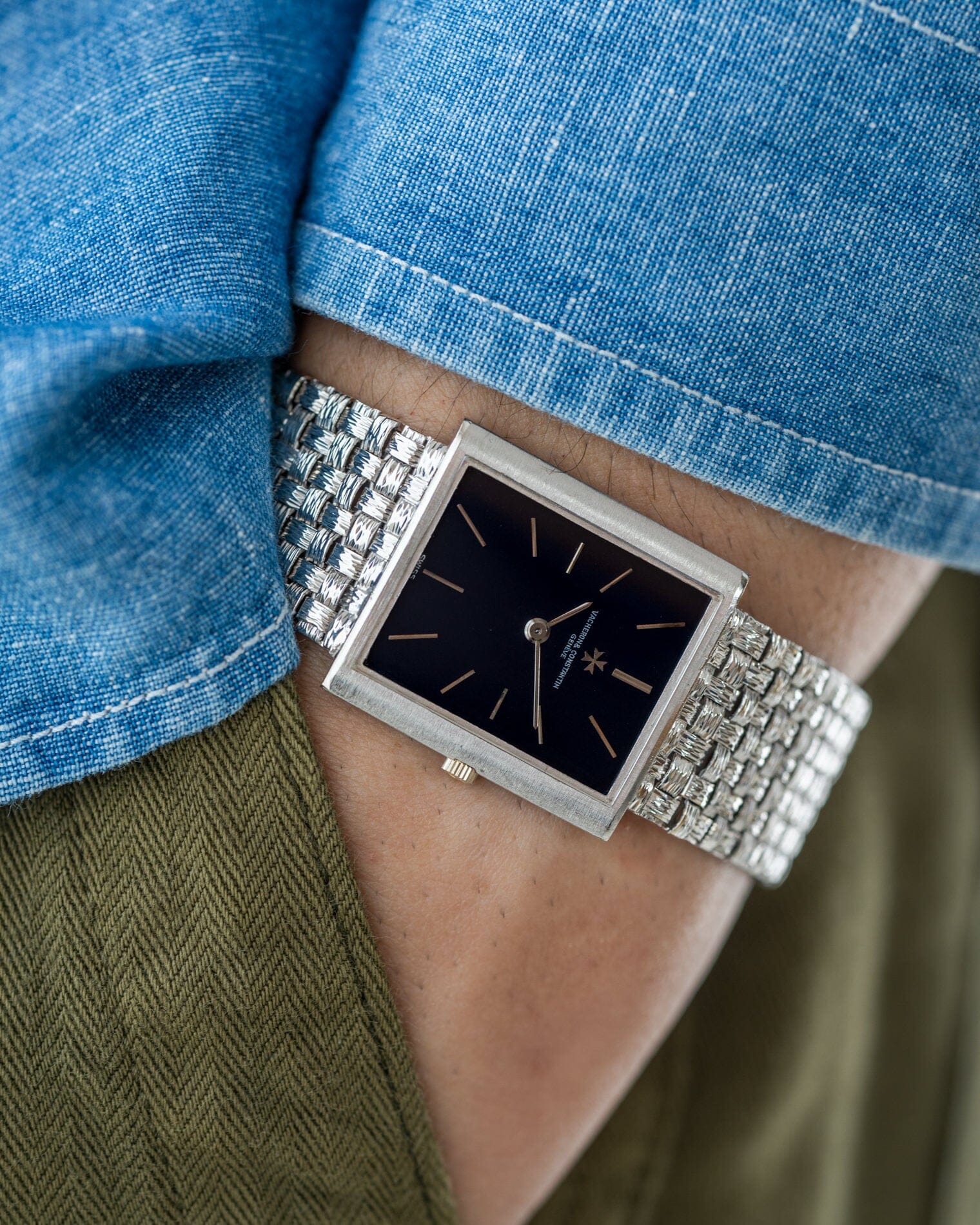 Vacheron Constantin メッシュドール 7981 WG ブラックダイアル 1970